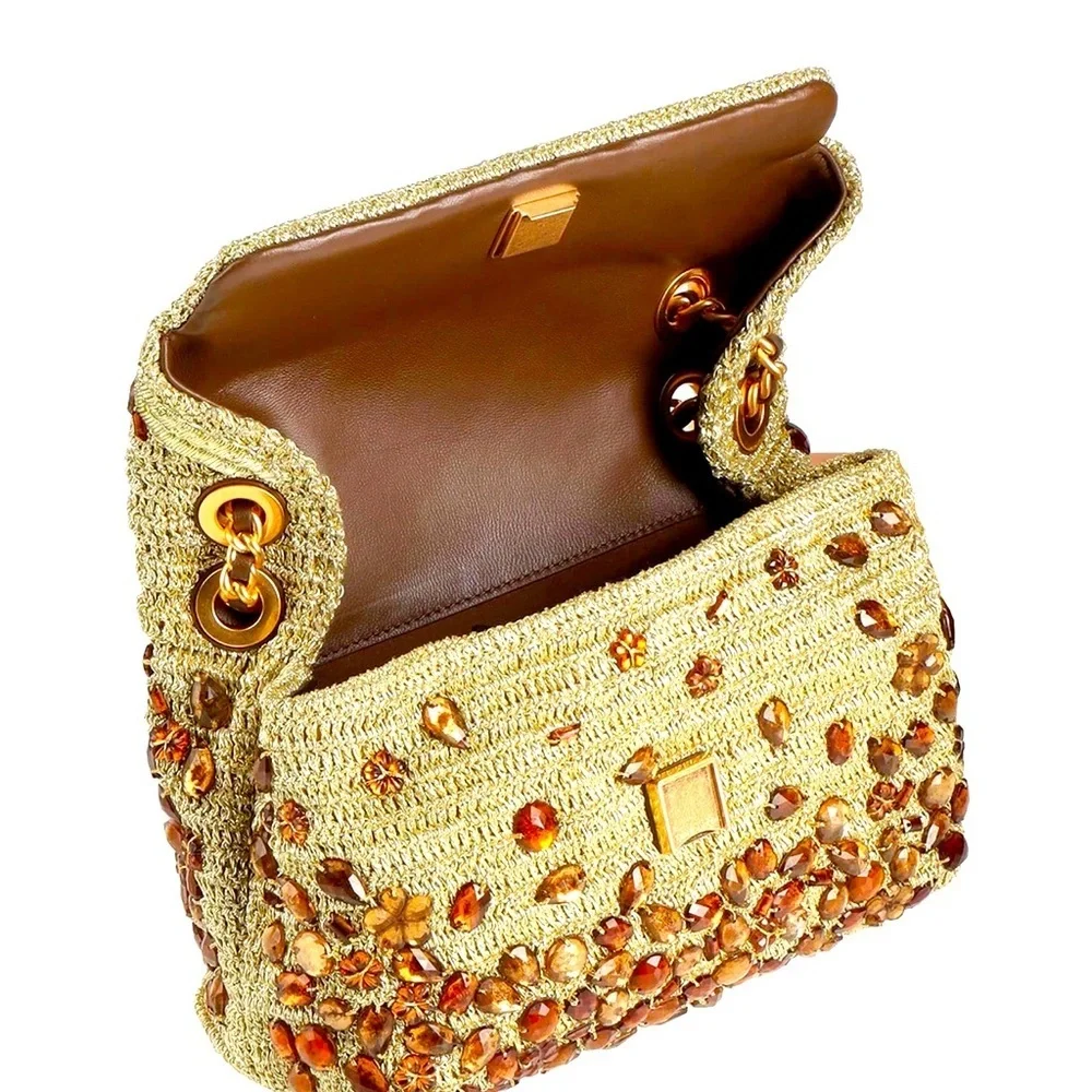 TORY BURCH exclusive  Shoulder Bag NWT+dust bag COLOR: GOLD